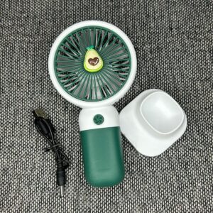 Green Mini Handheld Cute Fruit Fan